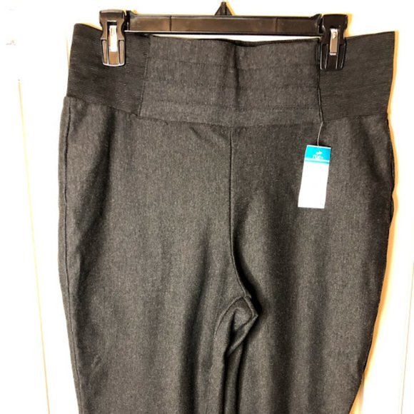 Grey High Waist Leggings 1X - Picture 1 of 4